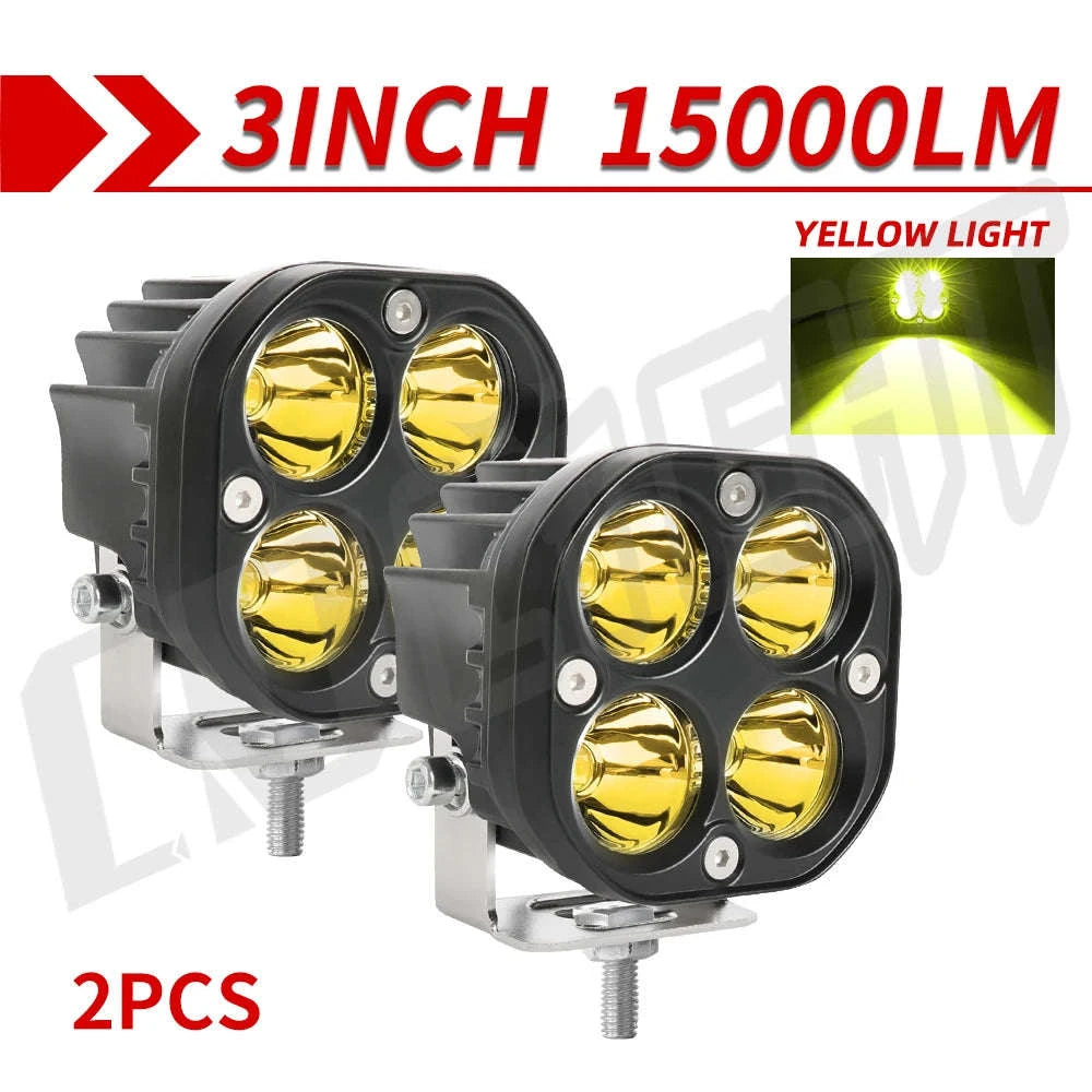 3 Inch LED Work Light 120W 12V/24V Combo Beam IP68-2PC   954H-Y