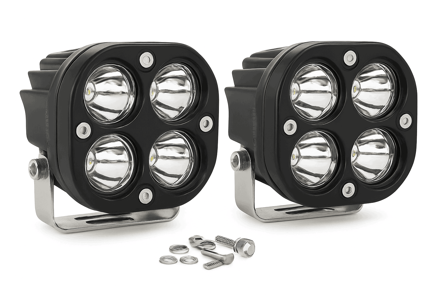 3 Inch LED Work Light 120W 12V 24V IP68-2PC White Light