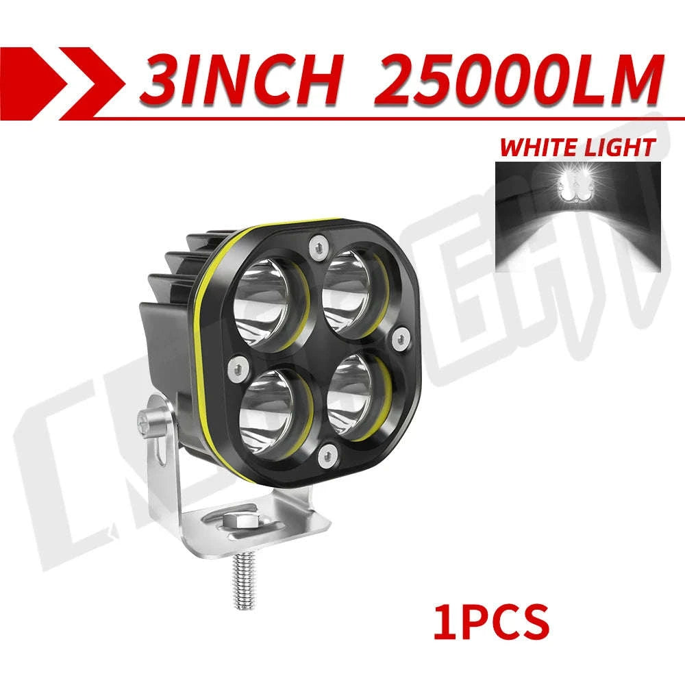 3 Inch LED Work Light 120W 12V/24V IP68 Combo Beam-1PC   954H-W