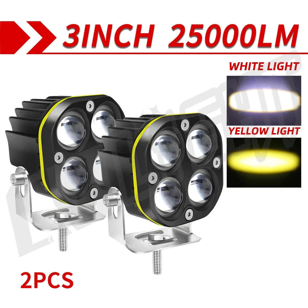 3 Inch LED Work Light 120W 12V/24V IP68 Combo Beam-1PC   954H-W