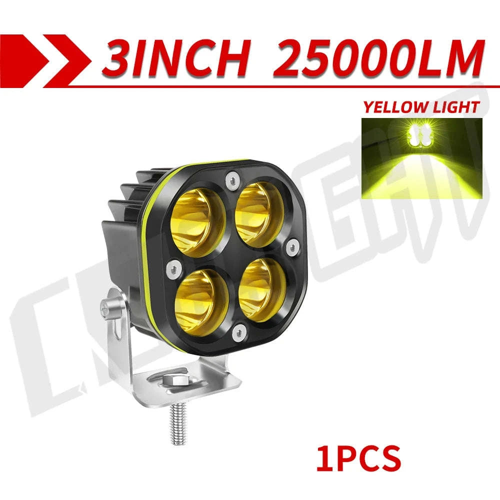 3 Inch LED Work Light 120W 12V/24V IP68 Combo Beam-1PC   954H-W