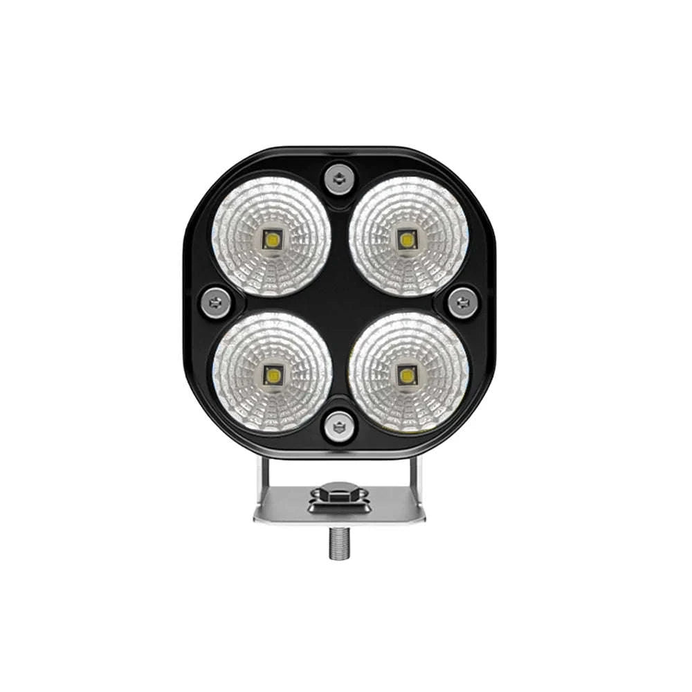 3 Inch LED Work Spot Lights 12V 24V Off-Road Fog Lights-Yellow light 22LED