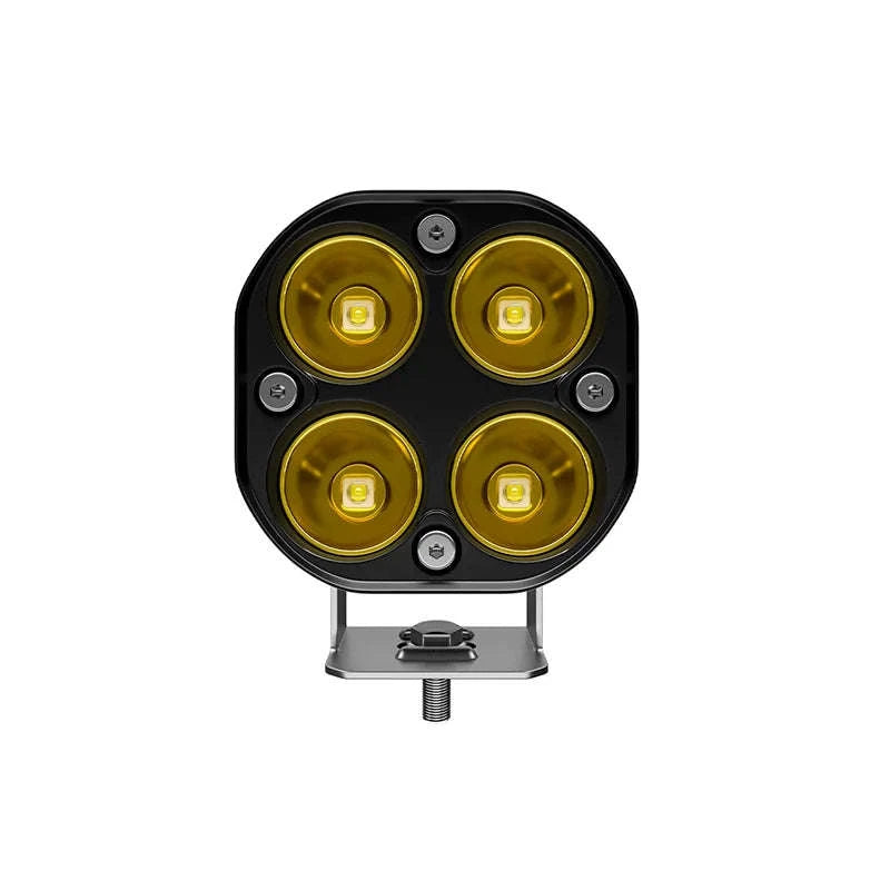 3 Inch LED Work Spot Lights 12V 24V Off-Road Fog Lights-Yellow light 22LED