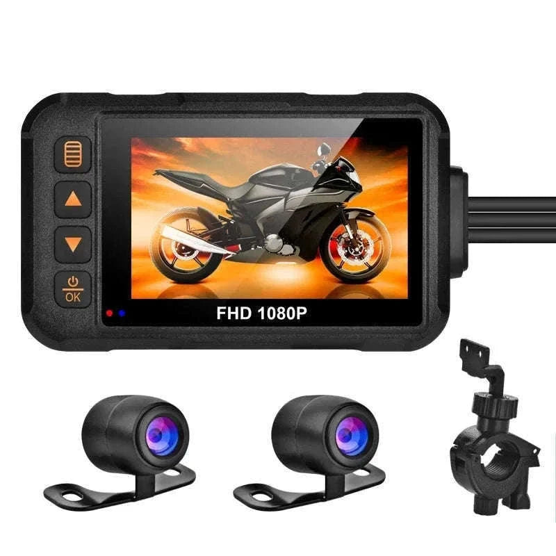 3 Inch Motorcycle Dashcam Waterproof Front and Rear DVR-SE60-DVR