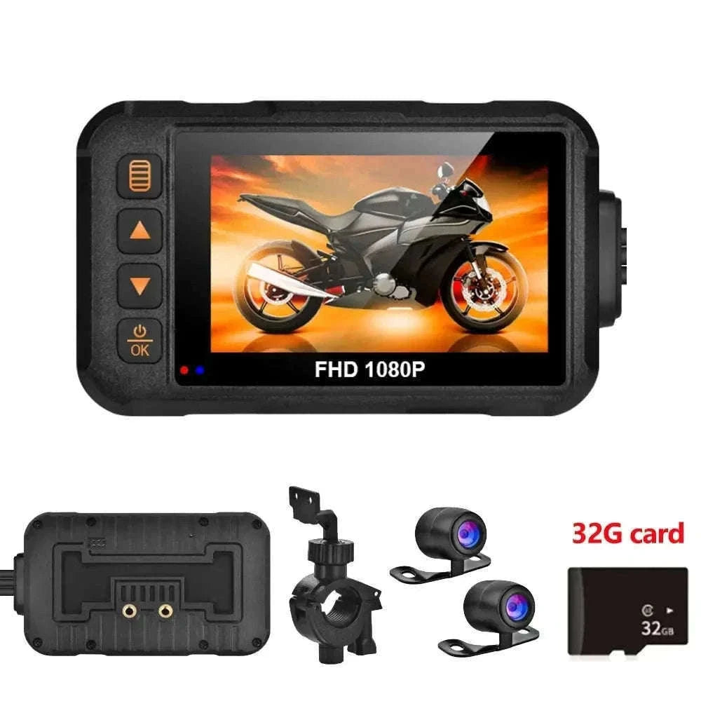 3 Inch Motorcycle Dashcam Waterproof Front and Rear DVR-SE60-DVR