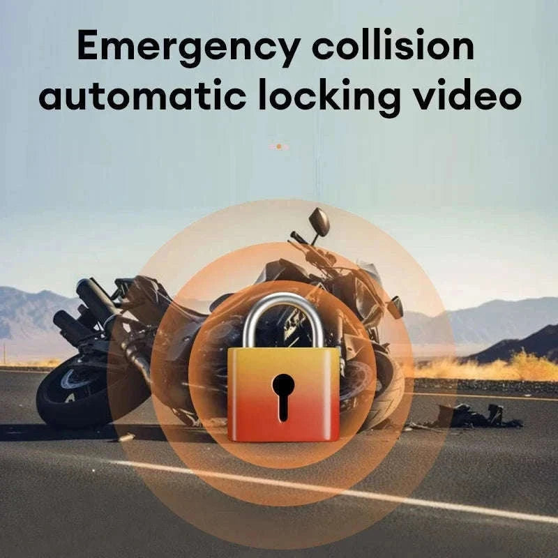 3 Inch Motorcycle Dashcam Waterproof Front and Rear DVR-SE60-DVR
