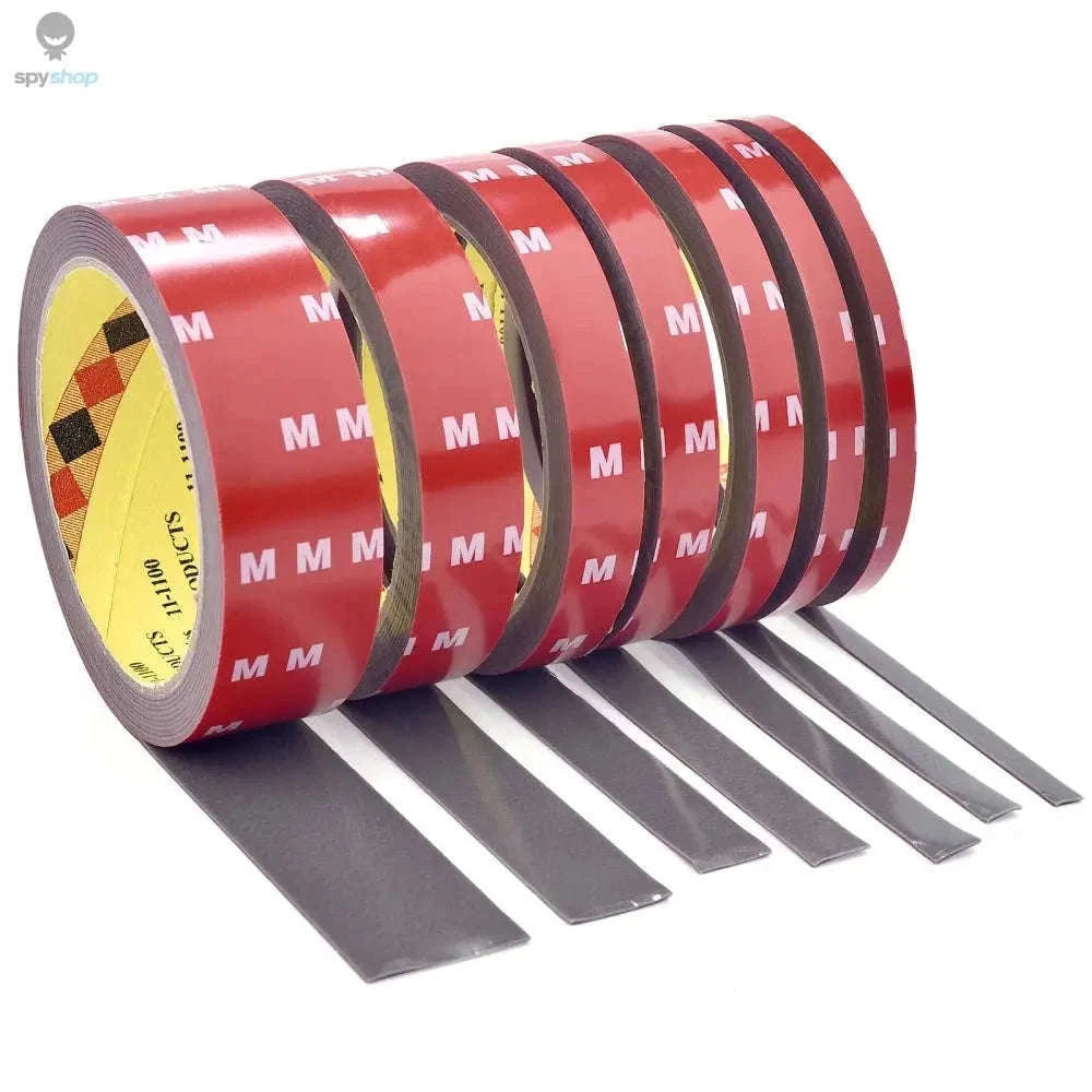 3-Meter Double-Sided Foam Tape for Automotive and Home Use-8mm