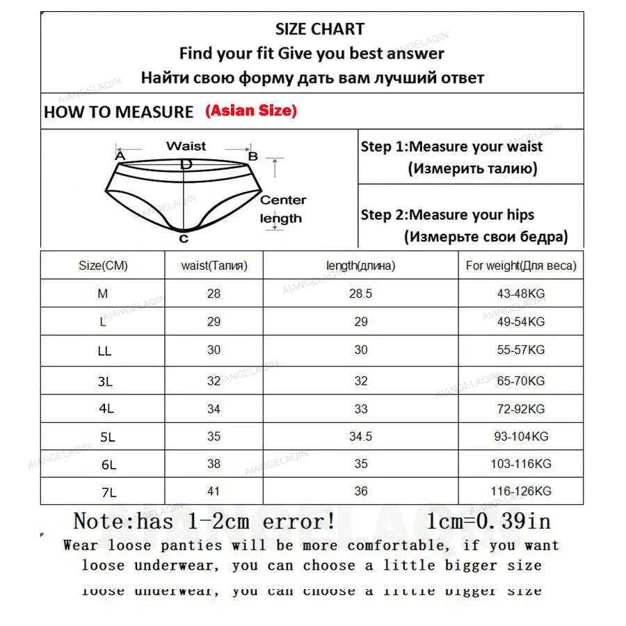 3-Pack High Waist Cotton Briefs for Women – Soft Breathable Plus Size Panties-11 / L / China Mainland|3pcs