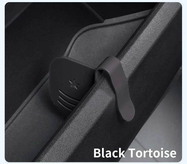 3-Piece Car Side Door Organizer Dividers Adjustable ABS Clip Storage Partition-Black 3pcs