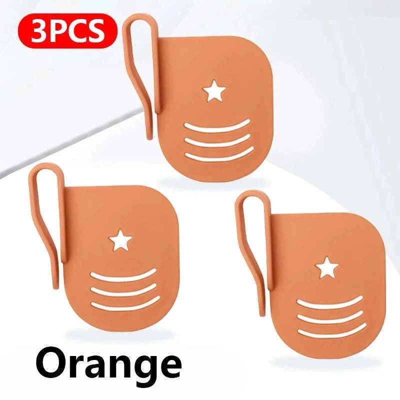 3-Piece Car Side Door Organizer Dividers Adjustable ABS Clip Storage Partition-Black 3pcs