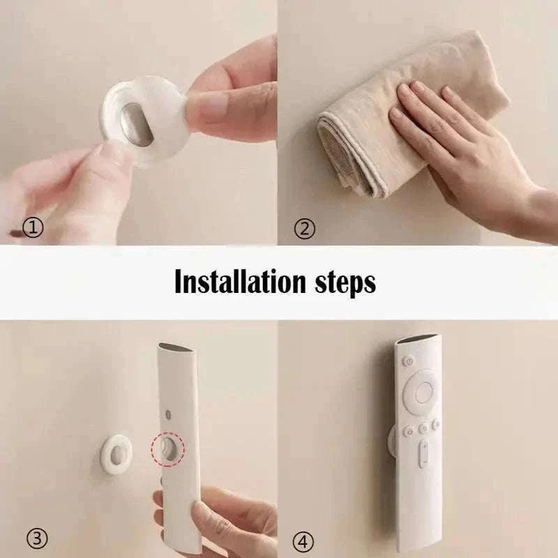 3-Piece Magnetic Remote Holder No-Drill Wall Organizer-3pcs