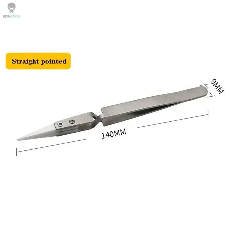 3-Piece Precision Ceramic Soldering Tweezers Set-3pcs