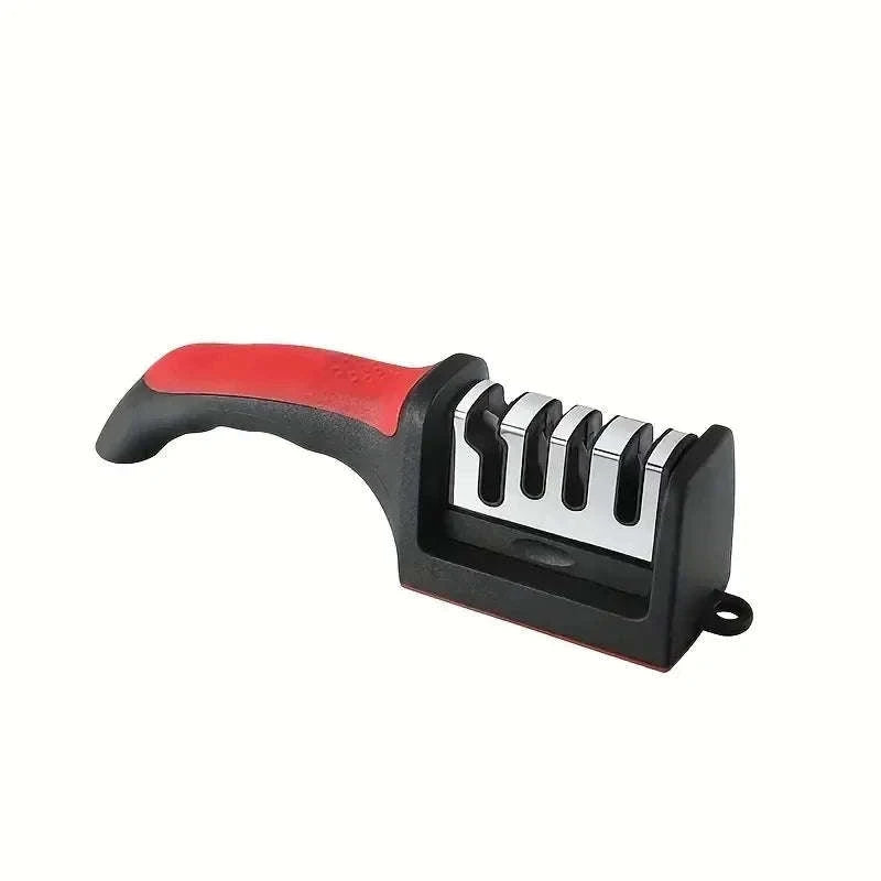 3‑Segment Knife Sharpener-Red / 22cm