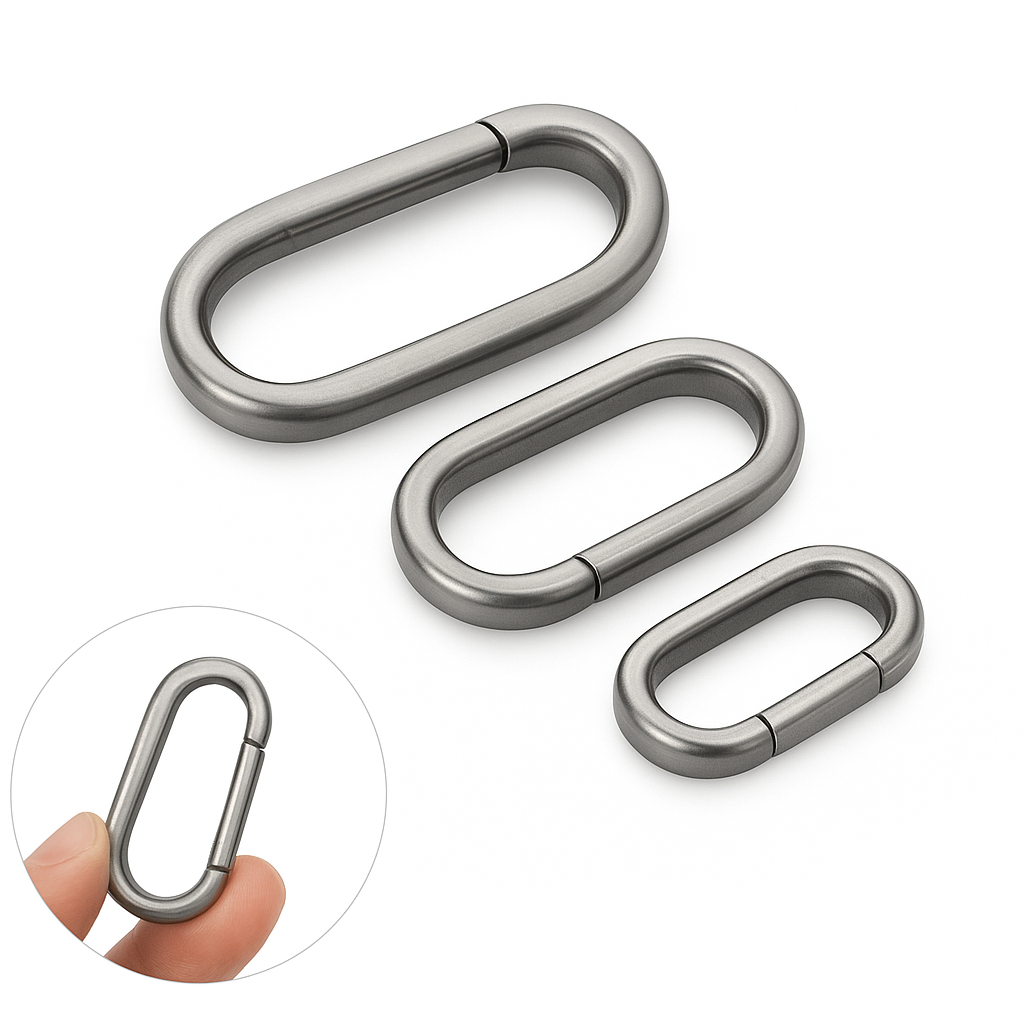 3 storlek titanlegering Quickdraw nyckelring män kvinnor titan för bilnyckelringar hållare lättvikt EDC karabiner tillbehör