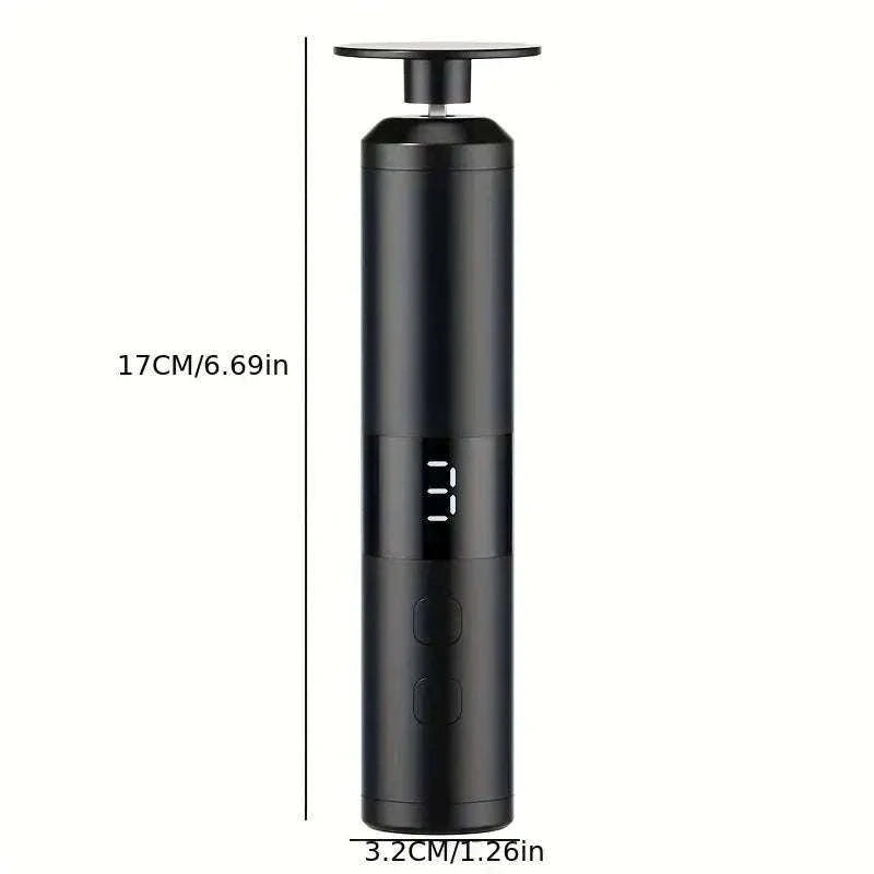 3-Speed LCD Foot and Hand Care Tool with 16 Heads-Light Grey
