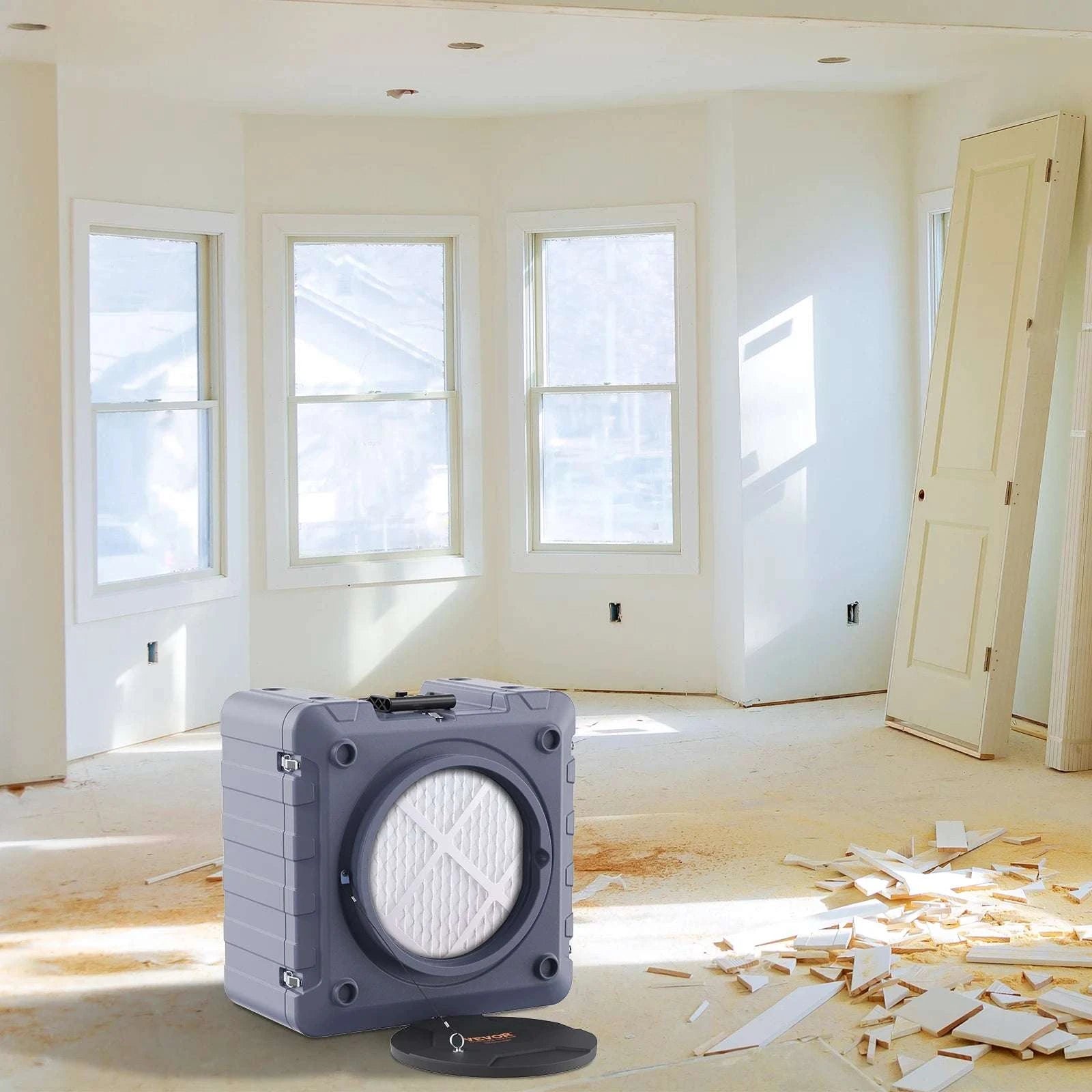 3-Stage Air Scrubber with HEPA Filter & 550 CFM Negative Air Machine-United States