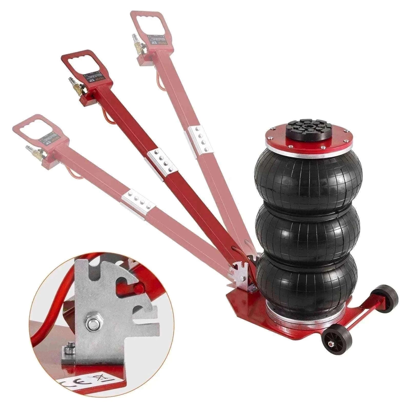 3 Ton Air Bag Jack Quick Lift Pneumatic Car Jack with Wheels-3T Adjustable blue / United States