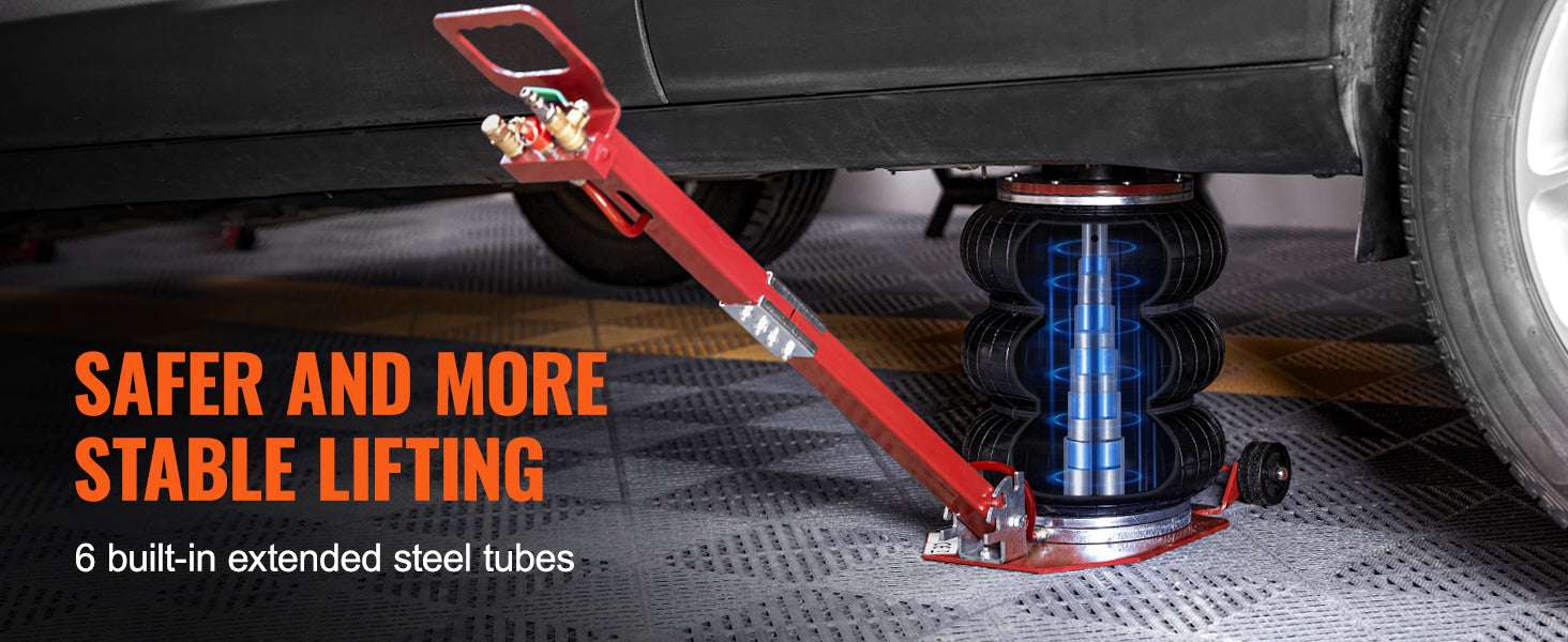 3 Ton Air Bag Jack Quick Lift Pneumatic Car Jack with Wheels-3T Adjustable blue / United States