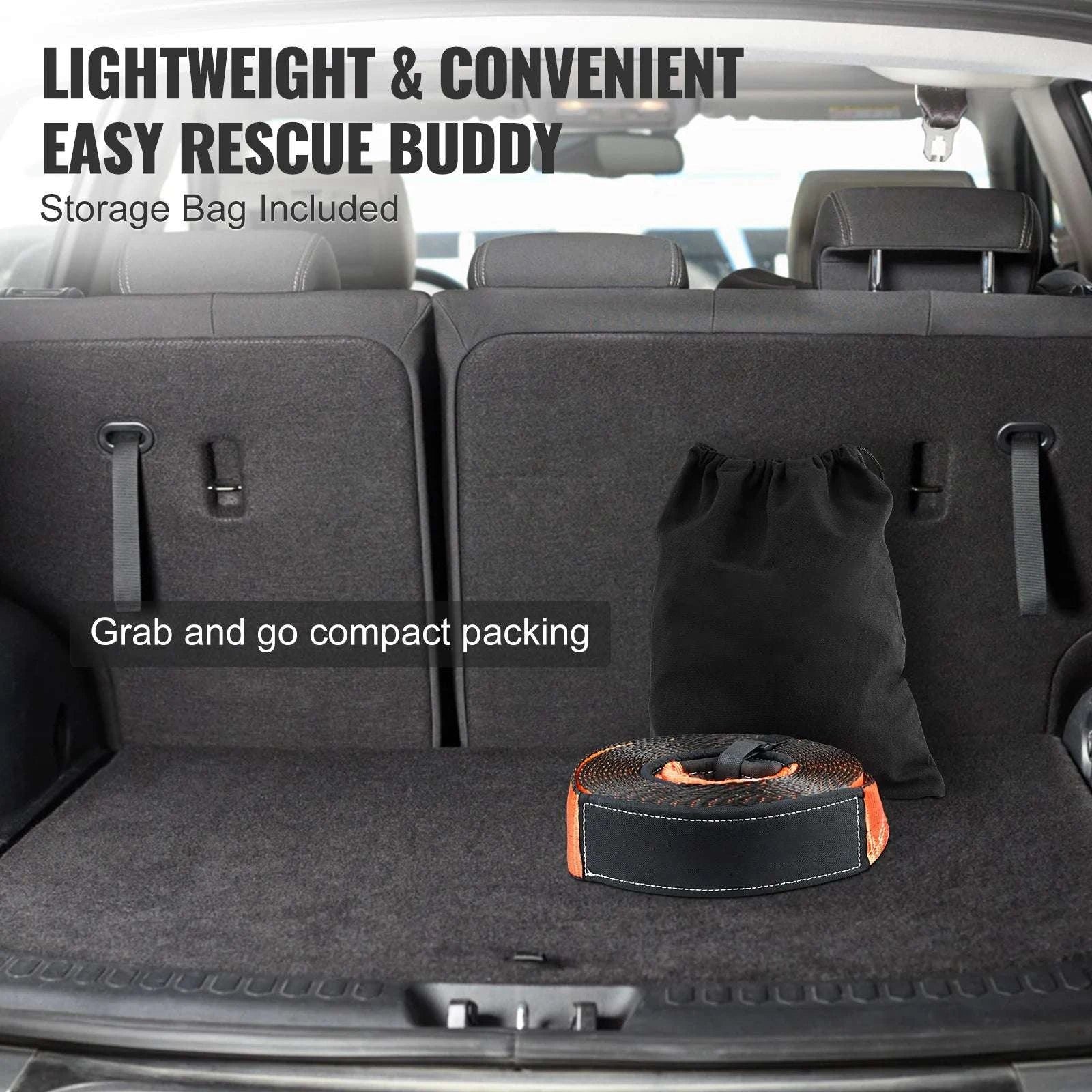 30,000 lbs Off-Road Recovery Kit 3" x 30 ft Tow Strap Set-5 items 17.86 lbs / spain