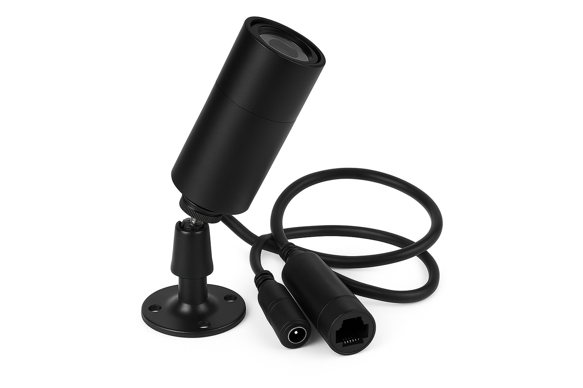1080P POE Mini-Bullet-Kamera mit unsichtbarer IR-Nachtsicht
