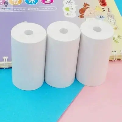 30 Rolls 57*25mm Thermal Paper White Sticker Camera Instant Print Kids Camera Printing Paper Replacement Accessories Parts Spy-shop.com
