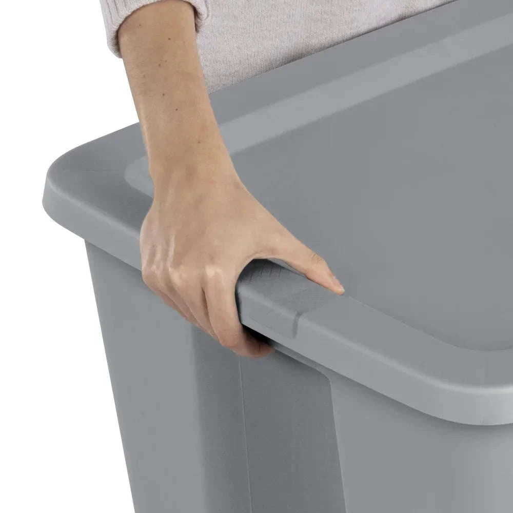 30 Gallon Stackable Storage Bin with Lid and Integrated Handles-United States