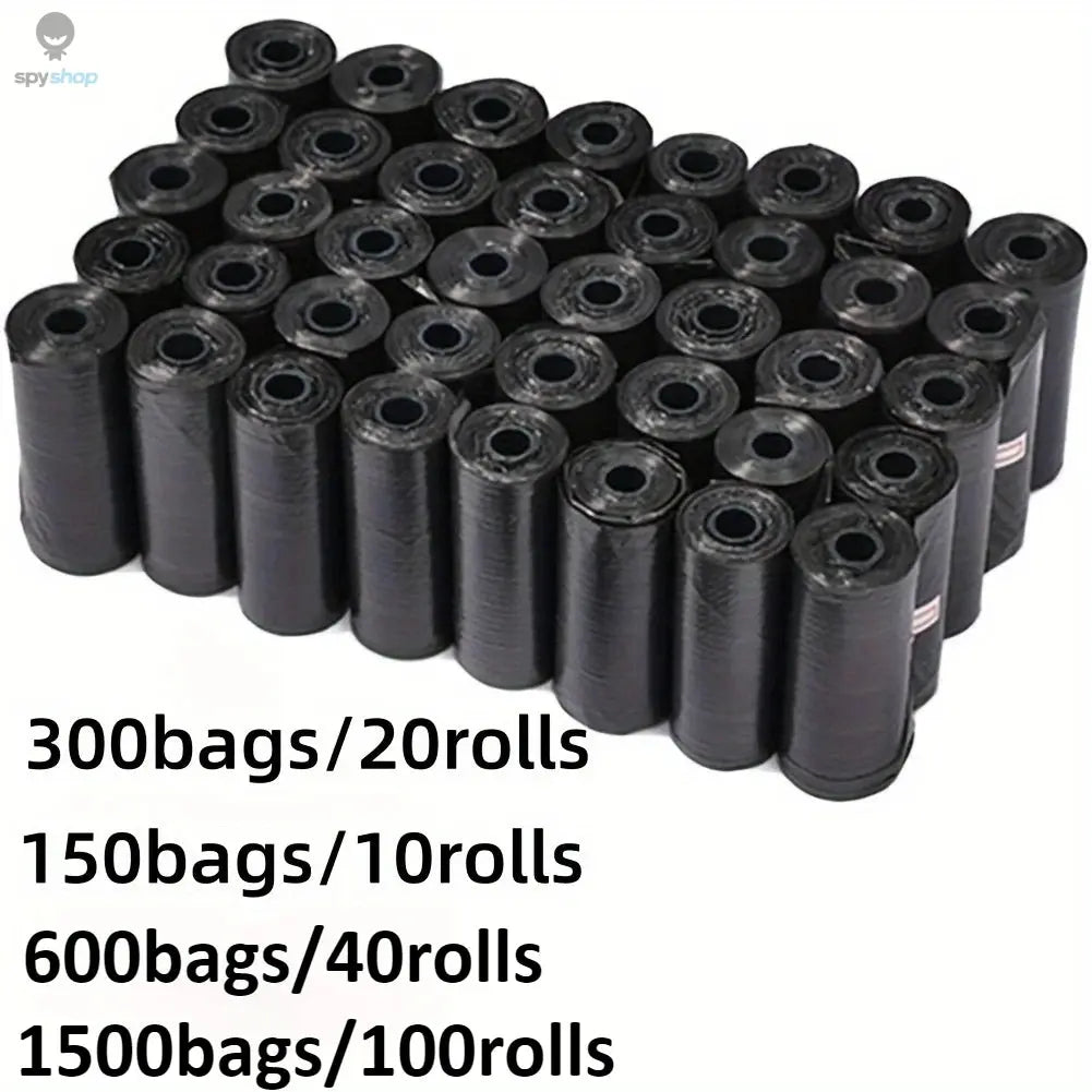 300/1500pcs Dog Poop Bags, Portable Pet Waste Bags, Durable And Leak Proof Pet Garbage Bags, Pet Cleaning Supplies Spy-shop.com