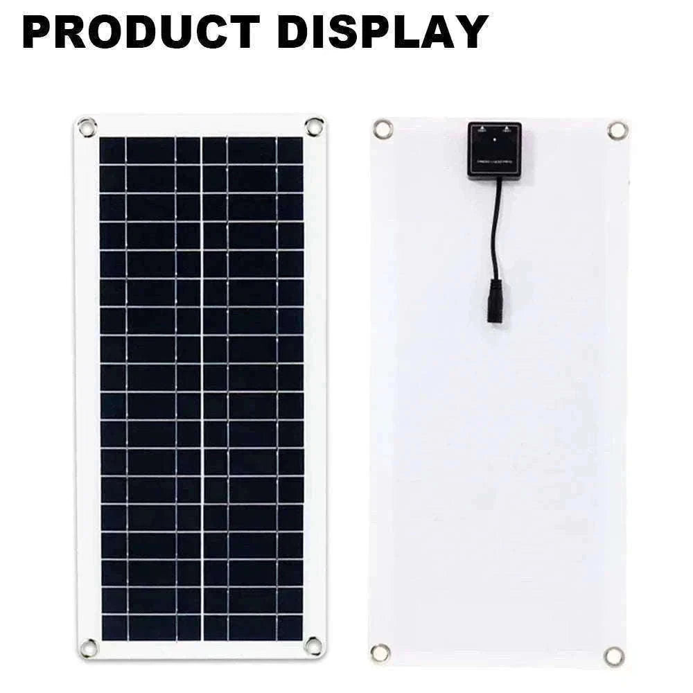 30000W Peak Solar Power Kit 2200W Inverter 200W Panel System-12V 24V To 110V 60Hz