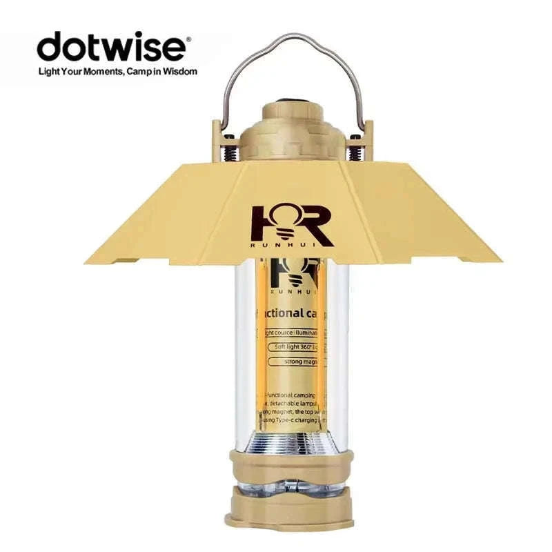 3000mAh Portable Waterproof Camping Lantern-storage bag