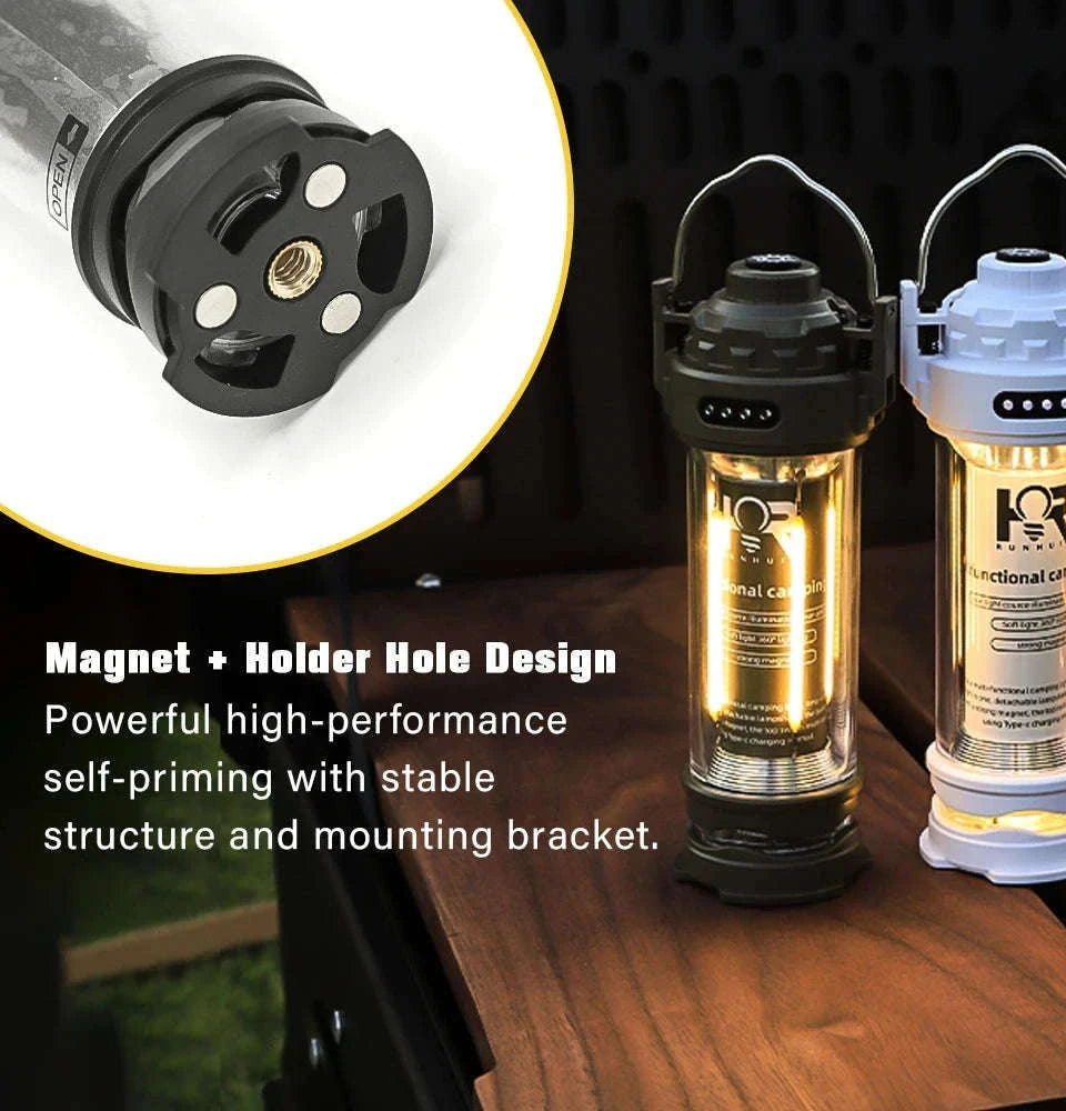 3000mAh Portable Waterproof Camping Lantern-storage bag