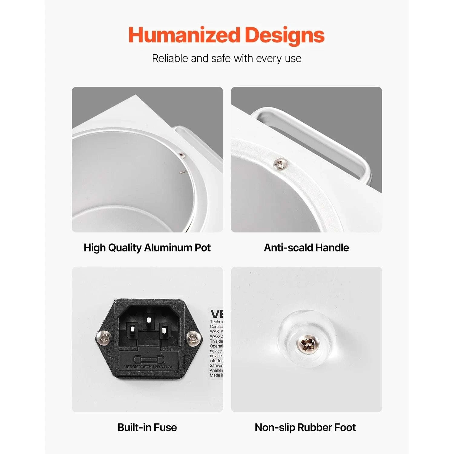 3000ml Professional Wax Warmer with Adjustable Temperature 300W-United States