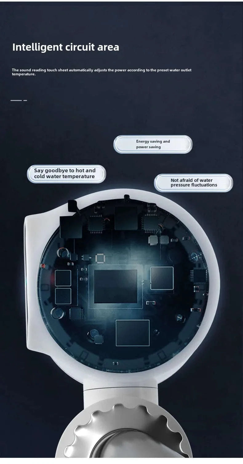 3000W Instant Hot Water Heater Faucet with Temperature Display-Default Title