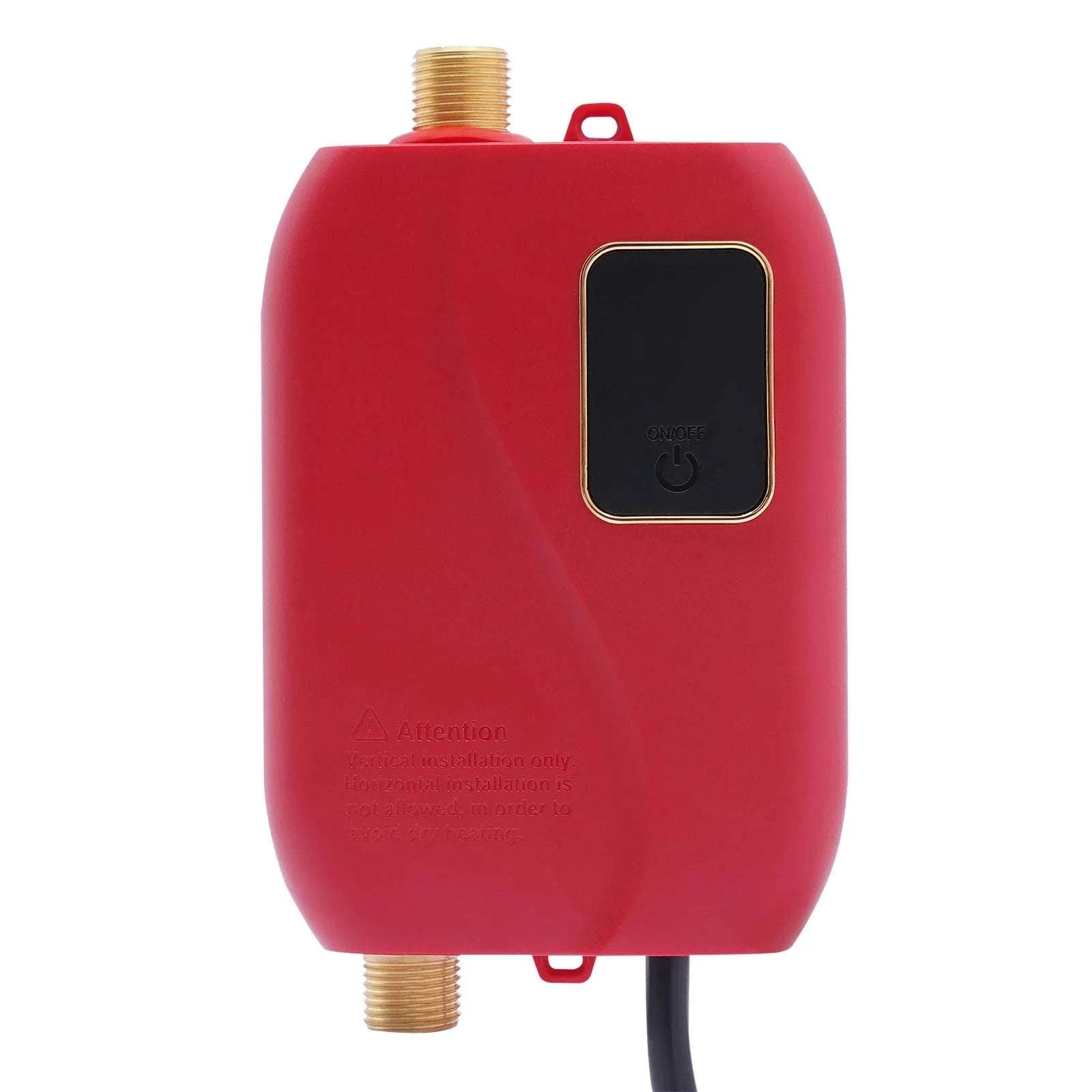 3000W Tankless Water Heater 110V Instant Hot Water with LED-United States / Red / 110V