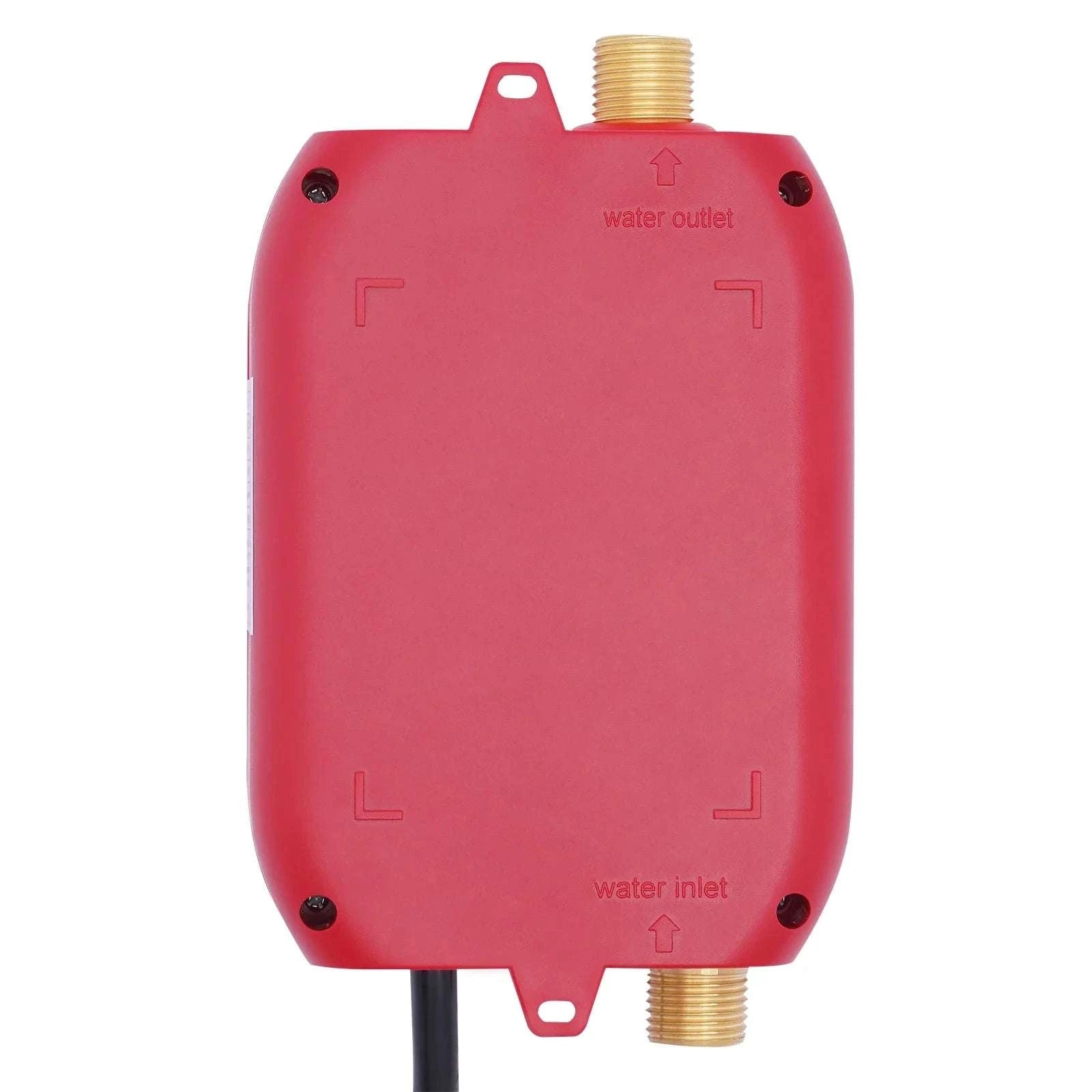 3000W Tankless Water Heater 110V Instant Hot Water with LED-United States / Red / 110V