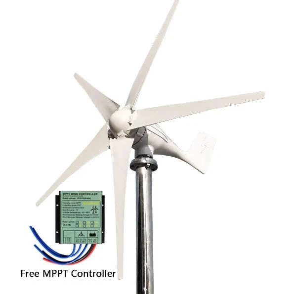 3000W Wind Turbine Generator with MPPT Controller for Off-Grid Home System-Free MPPT Controller / 3000W / China Mainland|12V