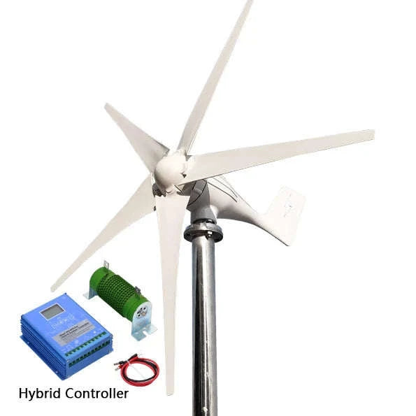 3000W Wind Turbine Generator with MPPT Controller for Off-Grid Home System-Free MPPT Controller / 3000W / China Mainland|12V