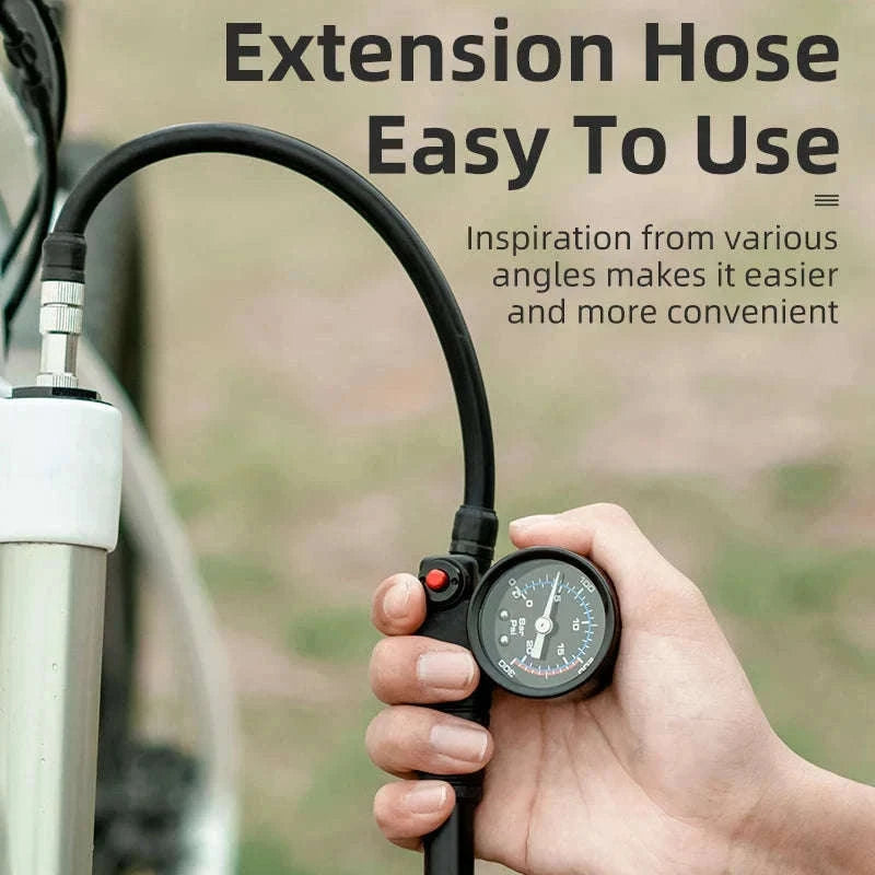 300PSI Bicycle Shock & Tire Pump with Gauge for MTB & Road-42320003001