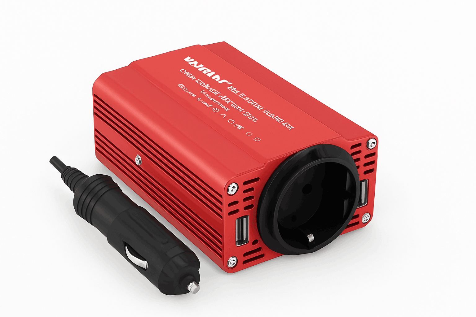 300W 12V to 220V Car Power Inverter with Dual USB and EU Socket-EU Socket / Poland
