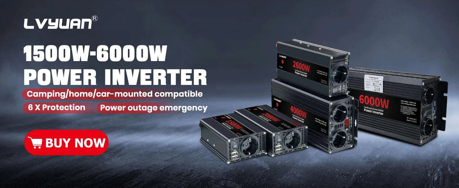 300W Car Power Inverter 12V to 220V with Dual USB and EU Socket-EU Socket / Poland