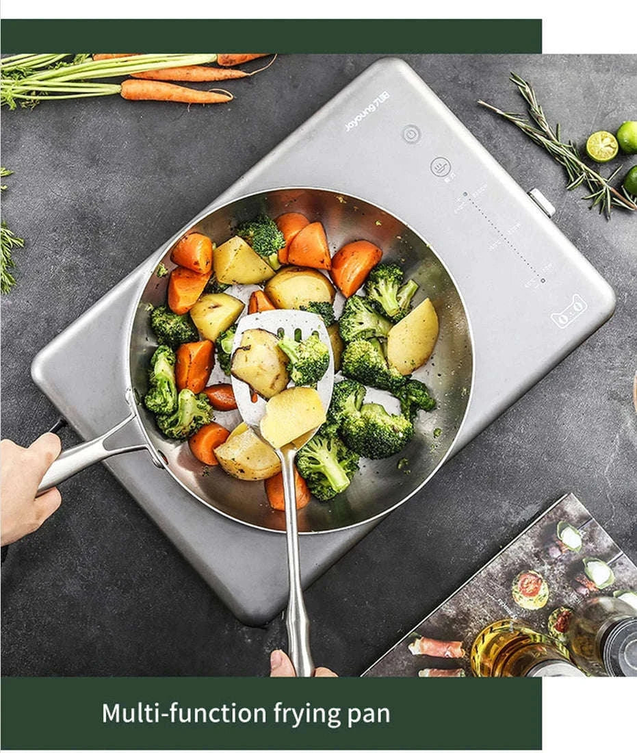 304 Stainless Steel Frying Pan for Everyday Cooking-22cm / Frying Pan