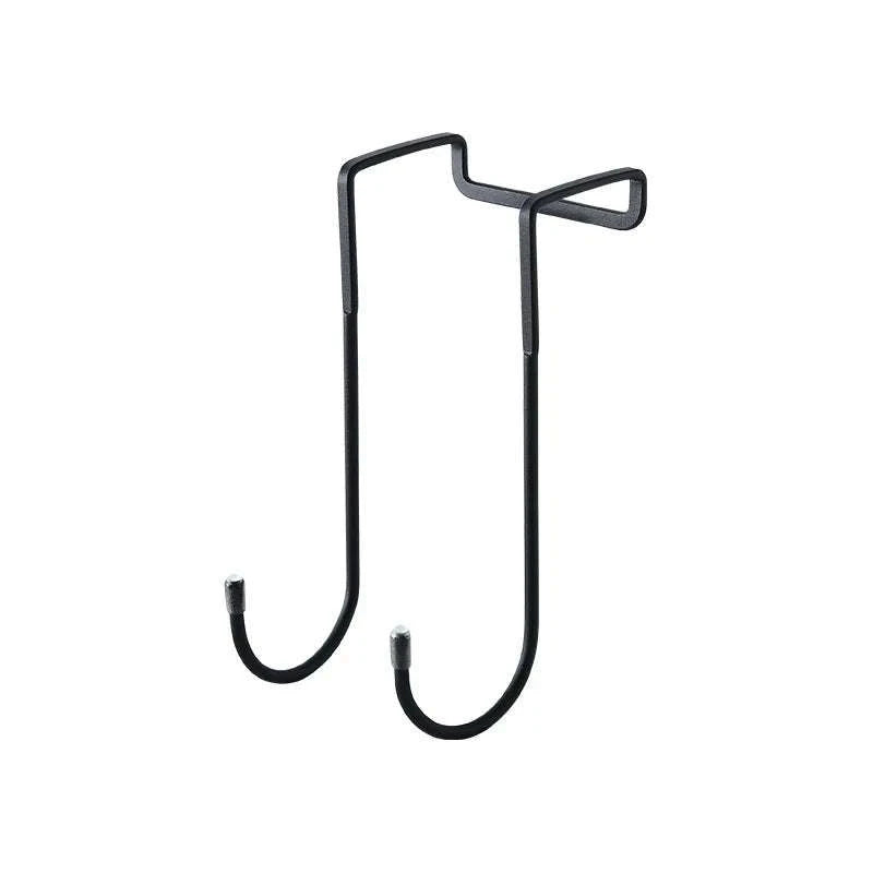 304 Stainless Steel Punch-Free Double S-Hook-Black L