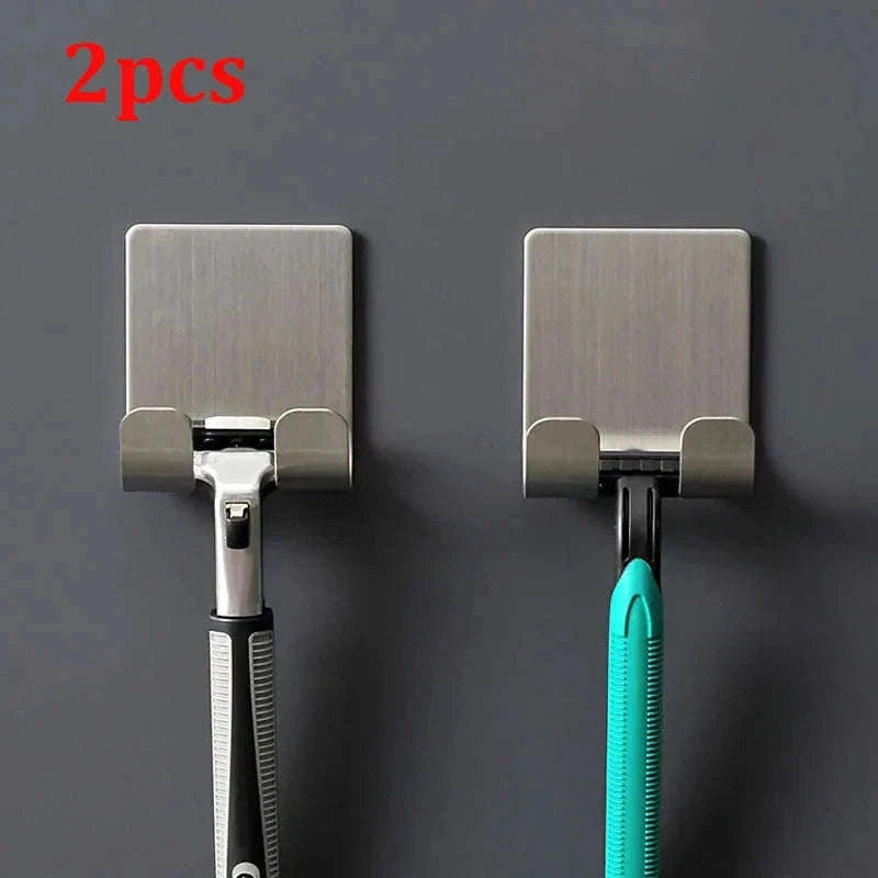 304 Stainless Steel Razor Holder Stand for a Tidy Bathroom-2pcs