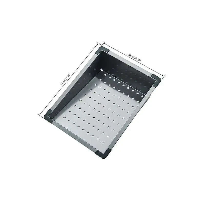 304 Stainless Steel Waterfall Kitchen Sink with Digital Display Faucet Set-Black 75x45 / france