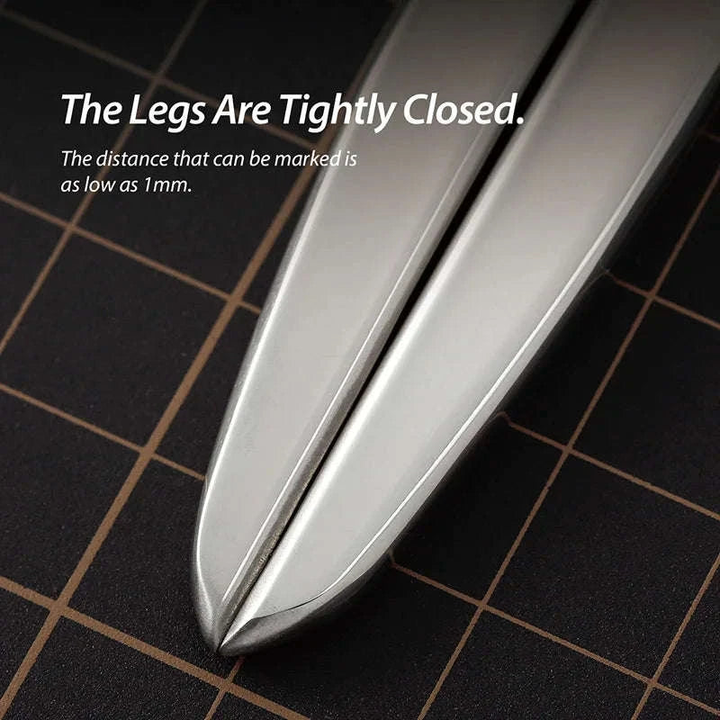 304 Stainless Steel Wing Divider for Leather Craft Precise Marking Tool-1 Pc / United States