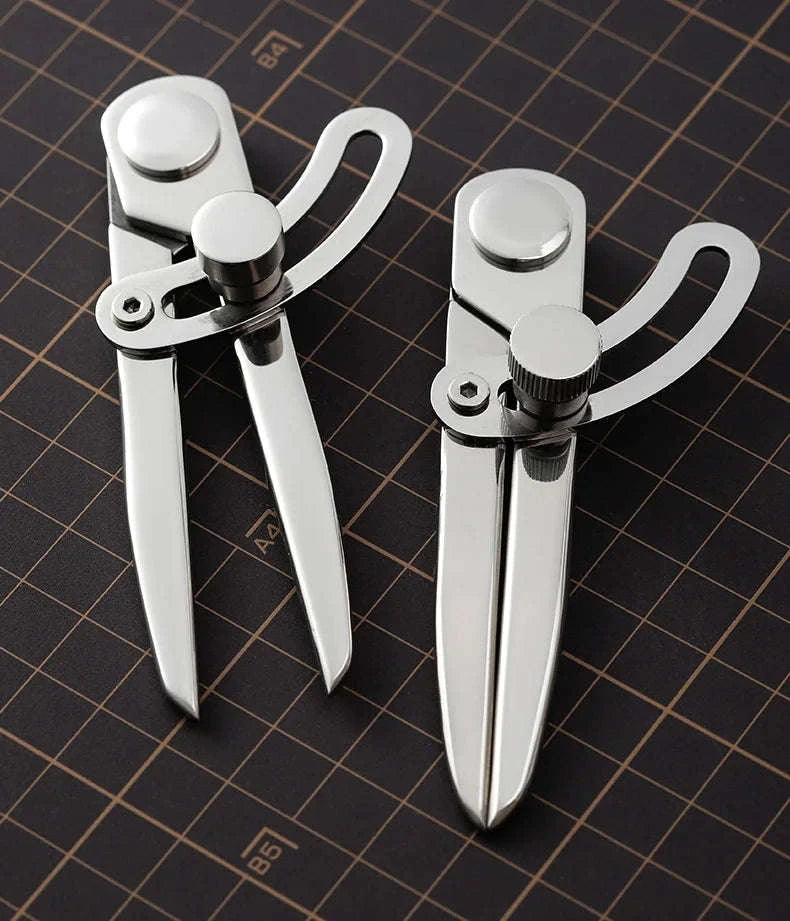 304 Stainless Steel Wing Divider for Leather Craft Precise Marking Tool-1 Pc / United States