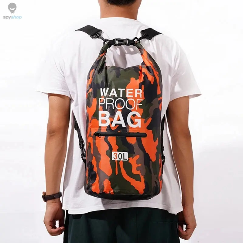 30L 15L Waterproof Dry Bags With Wet Separation Pocket Backpack For Kayaking Boating Swimming Outdoor Sports Bag XAZ9 