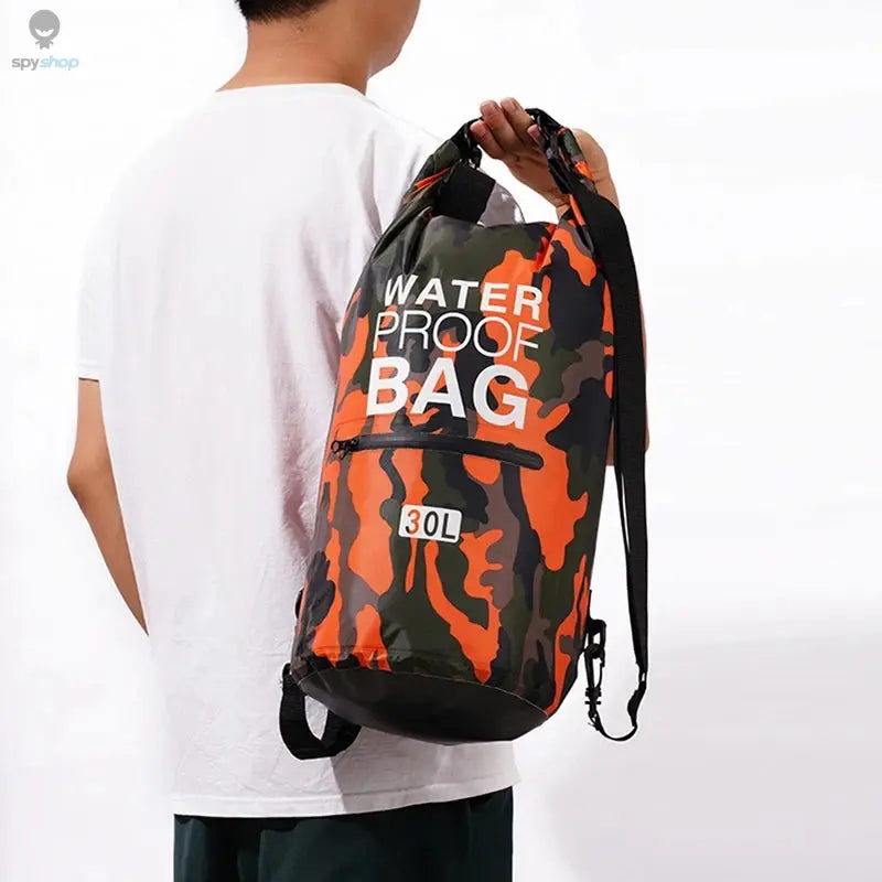 30L 15L Waterproof Dry Bags With Wet Separation Pocket Backpack For Kayaking Boating Swimming Outdoor Sports Bag XAZ9 