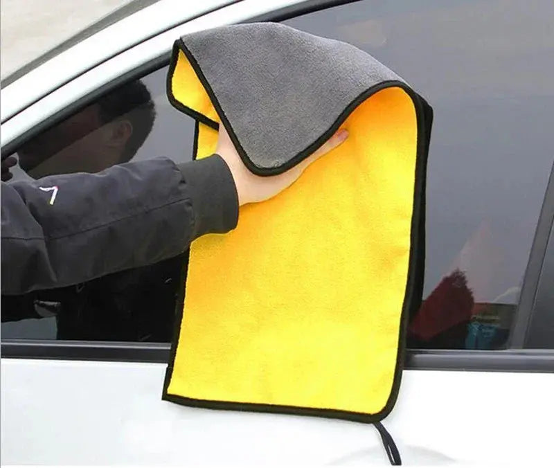 30*30cm Microfiber Car Cleaning Towels Car Wash Drying Cloth Hemming Microfiber Towel Care Wash Cloth Car Detailing Accessories 