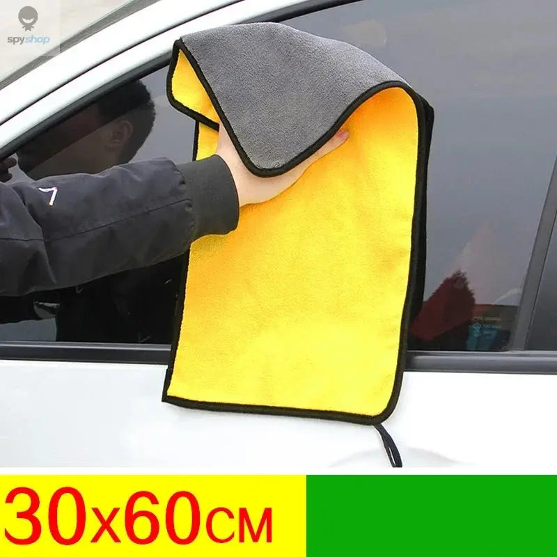 30*30cm Microfiber Car Cleaning Towels Car Wash Drying Cloth Hemming Microfiber Towel Care Wash Cloth Car Detailing Accessories 