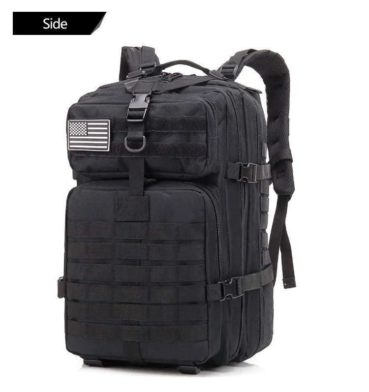 30L/50L Tactical Backpack for Hunting, Hiking and Travel-50L Black